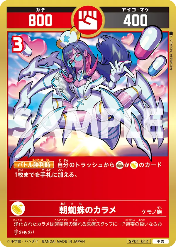 SP01-014 朝蜘蛛のカラメ