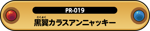 黒翼カラスアンニャッキー