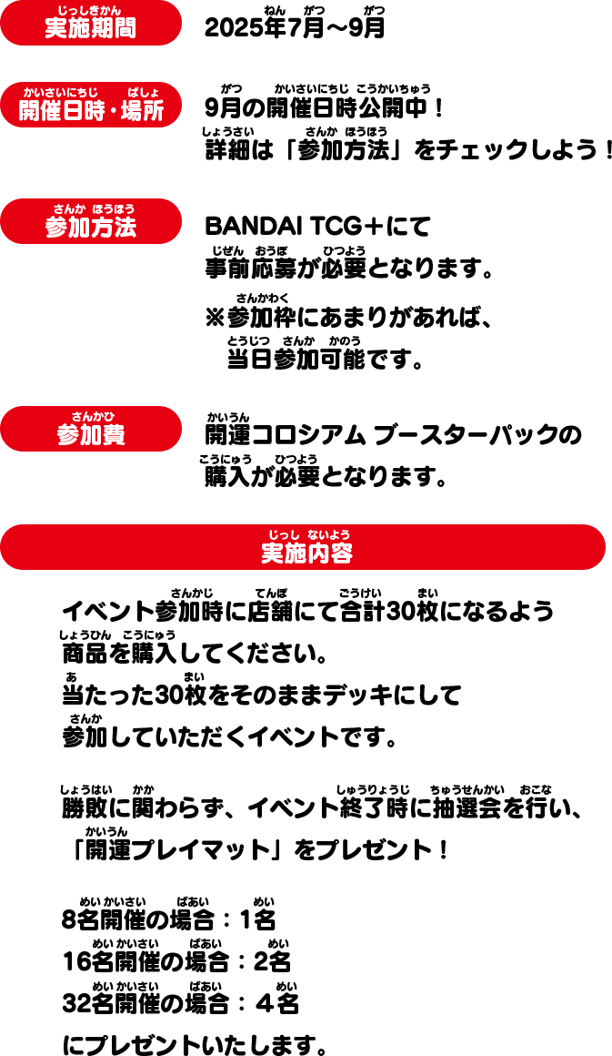 実施期間 2025年7月～9月
